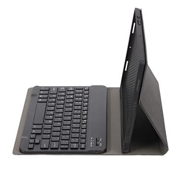 Imagem de Capa de teclado touchpad, capa de teclado de chave de tesoura preta destacável para Tab A8 10,5 pol Sem Touchpad