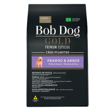 Imagem de Ração Bob Dog Gold Premium Cães Filhotes Frango E Arroz 1 Kg - Fosferp