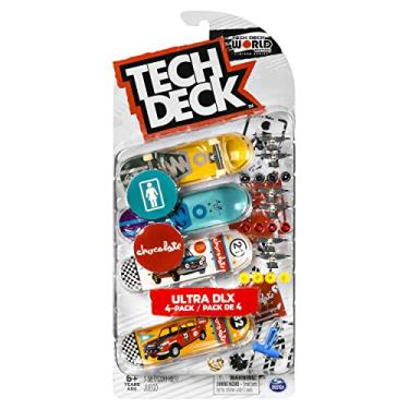 Imagem de Tech-Deck Ultra DLX 4 Pack 96mm Fingerboard 2020 Crossover - Girl/Chocolate