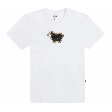 Imagem de Camiseta Lost Sheep Rainbow Masculina Branco - ...Lost