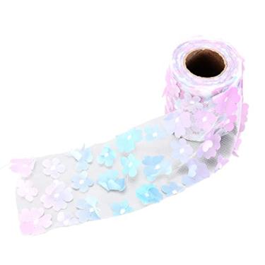 Imagem de Rolos de Tule Espumante, Rolos de Tule Flores 8cm 10yd Flexível para Confecção de Bonecas para Balé Confecção de Saias para Casamento(Roxo gradiente)