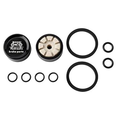 Imagem de Vaveren Conjunto de pinça de freio hidráulico de pistão de substituição para mountain bike XT, preto