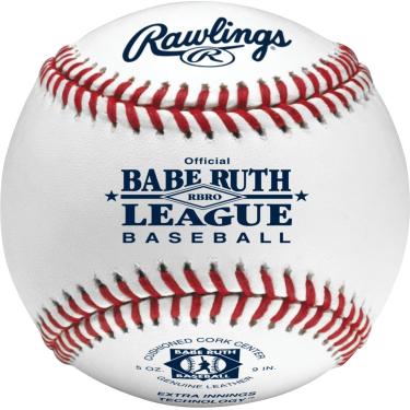 Imagem de Rawlings Bola de beisebol Beisebol Ruth League, com costura elevada, 12 unidades, RBRO