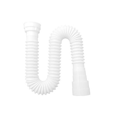 Imagem de Sifão Sanfonado Multiuso Roscado 72cm - Rosquear e Pronto! Branco