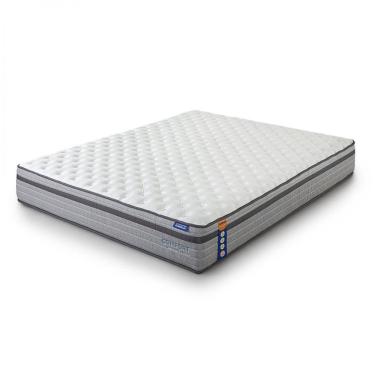 Imagem de Colchão Queen com Molas Luna Comfort 32x158x198cm CabeCasa MadeiraMadeira Cinza/Branco
