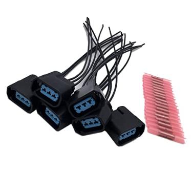 Imagem de Pacote Aokus de 6 plugues conectores de bobina de ignição para Honda Accord Odyssey Pilot Ridgeline NOVO