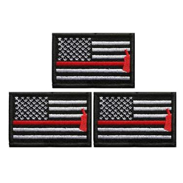Imagem de JAVD Patch Army (bandeira dos EUA com machado de bombeiro)