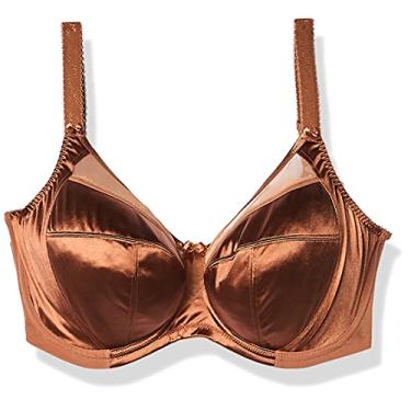 Imagem de GODDESS Sutiã feminino plus size Keira com aro, Canela, 36DDD