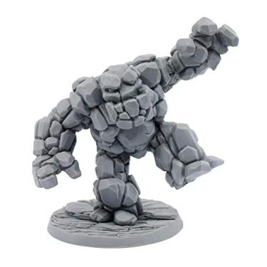 Imagem de Figura em miniatura Rock Elemental, resina 100% uretano - 93 mm de altura - (para jogos de guerra de mesa com escala de 28 mm) - Feito nos EUA - Miniaturas Stonehaven