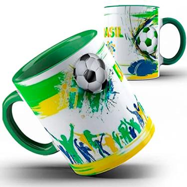 Imagem de Caneca Flork Futebol seleção Brasil catar 2