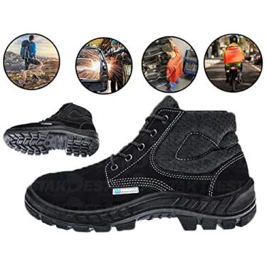 Imagem de Botina Nubuck Preto Bico Plastico 44