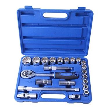 Imagem de Jogo de Soquetes Estriado 22 peças com Encaixe de 1/2 Pol-RIOSUL TOOLS-01 0230