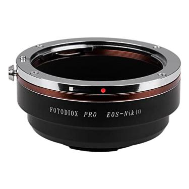 Imagem de Adaptador de montagem de lente Fotodiox PRO, lente Canon EOS para câmera Nikon 1-Series, compatível com câmeras Nikon V1, J1 Mirrorless, EOS-Nik(1) PRO