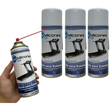 Imagem de Kit 3 Silicones Lubrificante Esteira Bicicleta Elétrica e Uso Geral JAC 480ml