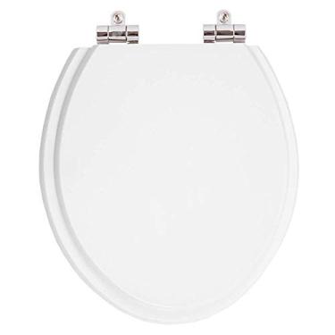 Imagem de Assento Sanitário Soft Close Oval Branco Neve para vaso Ideal Standard