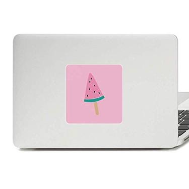 Imagem de Decalque de picolé rosa melancia sorvete doce vinil paster laptop decoração PC