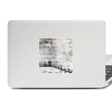 Imagem de Adesivo de vinil com padrão de literatura moderno de tijolo branco preto decoração de PC