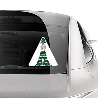 Imagem de DIYthinker Egypt Mummy Horus Capa de árvore de Natal Adesivo de carro Motocicleta Bicicleta Bagagem Decalque