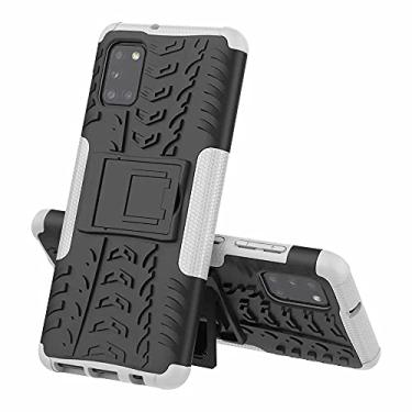 Imagem de Capa Capinha Anti Impacto Para Samsung Galaxy A32 4g com Tela de 6.4" polegadas Case Armadura Hybrid Refor�ada Com Desenho De Pneu - Danet (Branca)