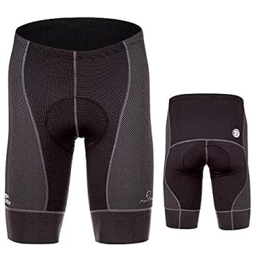 Imagem de Bermuda Ciclismo Masculina Mauro Ribeiro Carbon 2.0 Mtb Speed Forro Airmash Alta Performance