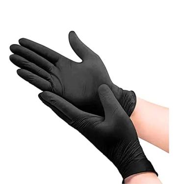 Imagem de Luva Nitrílica Preta Sensi Black Slim 100 Unidades Tamanho P