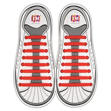Imagem de No Tie Shoelaces for Kids and Adults, Elastic Shoe Laces for Sneakers, Silicone Tieless Laces