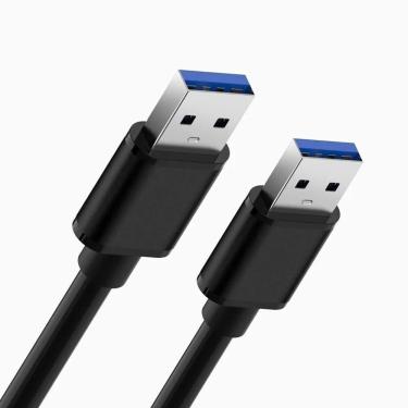 Imagem de Cabo Usb 3.0 De Dados Macho-macho 1.5m Preto Grosso Knup