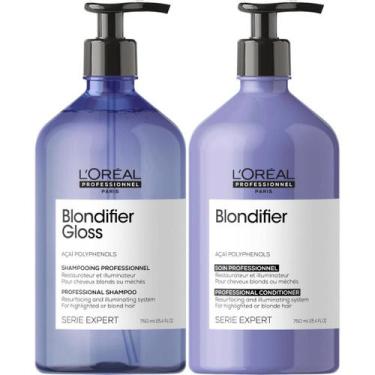 Imagem de Kit Loreal Blondifier Gloss - Shampoo E Condicionador 750ml - L'oréal