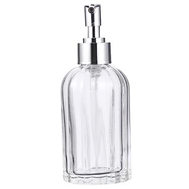 Imagem de Amosfun frasco de loção sabonete liquido frasco cosmético viagem sabão em barra mason jar dispenser sabonete vidro recipiente de xampu vazio garrafa cosmética fosco garrafa de gel de banho