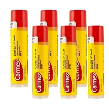 Imagem de Carmex Bastão protetor labial Everyday Protecting, FPS 15 original, 4,3 g (pacote com 10)