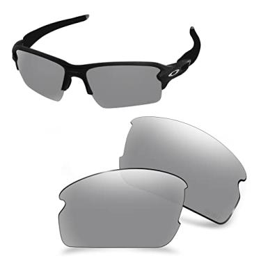 Imagem de AOZAN Lentes de reposição polarizadas ANSI Z87.1 para óculos de sol Oakley Flak 2.0 XL OO9188 - Gainsboro