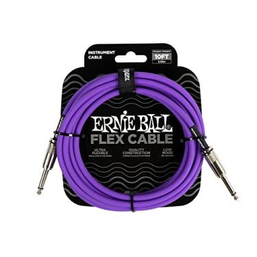 Imagem de Ernie Ball Flex Instrument Cable Straight/Straight 10ft - Purple
