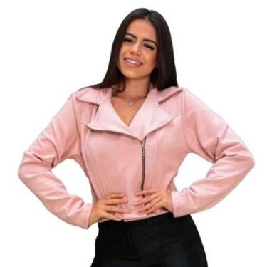 Imagem de Jaqueta Suede Camurça Feminina Estilosa Donna Martins-Feminino