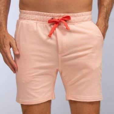 Imagem de Bermuda Red Feather Moletom À Fio 41 Relax Light Pink-Masculino
