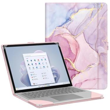 Imagem de Fintie Capa para laptop Microsoft Surface 7 de 13,8 polegadas (modelo: 2036), laptop de superfície de 13,5 polegadas 6/5/4/3/2 (modelo: 1951/1868/1958/1950/1867/1769) - Capa fólio para livro com bolso