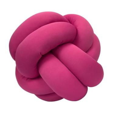 Imagem de Genérico Almofada de Nó Escandinavo Duplo Para Sofá Quarto Decorativo (Rosa Pink)