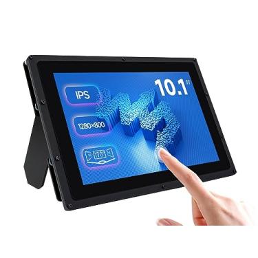 Imagem de Waveshare 10.1inch HDMI LCD(B) (with case) IPS Touchscreen 1280X800 Capacitive Display Supports Raspberry Pi 3 B/2 B/B+/A+ Banana Pi/Pro BeagleBone Black Supports Multi Systems