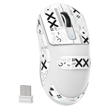 Imagem de MAMBASNAKE Mouse para jogos sem fio Attack Shark X3, ultraleve de 49 g, PixArt PAW3395 26000 DPI, Bluetooth/2,4 GHz/modo triplo com fio, bateria recarregável de 200 horas, interruptor Kailh GM8.0 para