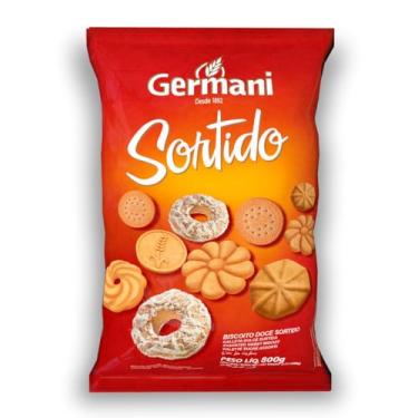 Imagem de Biscoito Sortido Germani 800G, Biscoito Doce Sortido, Vermelho, Combinação De Biscoitos Deliciosos, Ingredientes Naturais Selecionados, Qualidade Com Excelência E Tradição, Receita Caseira Desde 1892