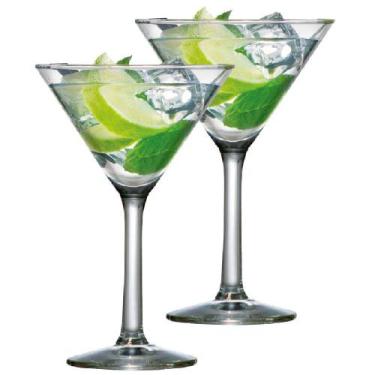 Imagem de Jogo De Taças De Vidro Para Martini 225ml 2 Pcs - Ruvolo