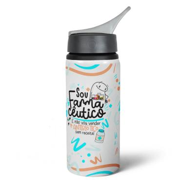 Imagem de Garrafa Squeeze NK Flork Profissões - Sou Farmacêutico