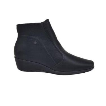 Imagem de Bota Feminina Cano Baixo Salto Anabela Do 33 ao 42 Ultraconfort Piccadilly 143217-Feminino