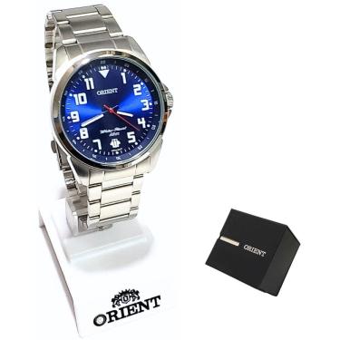 Imagem de Relógio Orient Masculino Analógico Prateado MBSS1154A D2SX