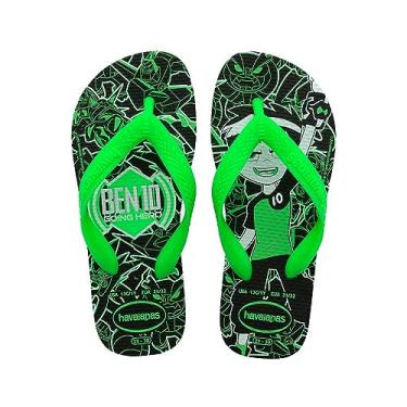 Imagem de Chinelo Kids Ben 10, Havaianas, Meninos, Preto, 35/36