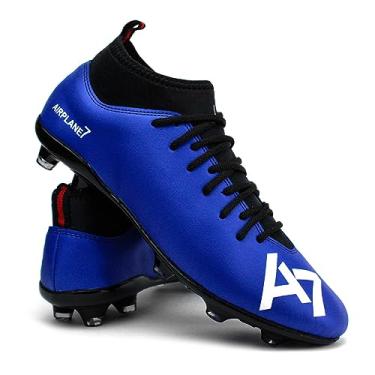 Imagem de Chuteira Botinha Tênis Futebol De Campo Original Masculina (AZUL, BR, Adulto, Numérico, 43)