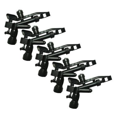 Imagem de Kit de 5 Aspersores Agrícolas 1 Polegada Ajustável Irrigação Cultivo Horta Londribor