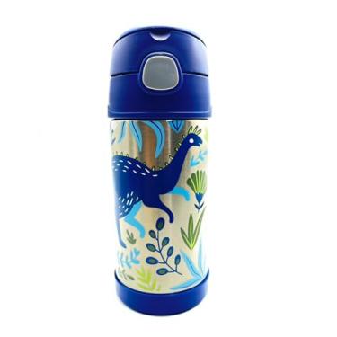 Imagem de Garrafa Térmica Thermos Infantil Dinossauro, Aço Inox, F401, 355 ml