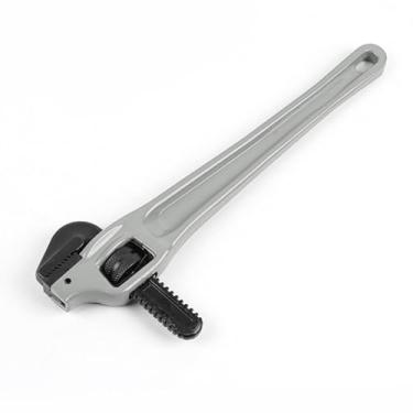 Imagem de Chave Tubo Offset para Serviço Pesado, Chave Encanamento Ajustável Aço Forjado Alumínio Com Mandíbula Gancho Flutuante e Alça Viga I Antiderrapante, Chave Tubo (14 pol.)