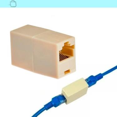Imagem de Sem Interrupções - Adaptador Para Cabo Ethernet Branco - SÓ PRODUTO, B