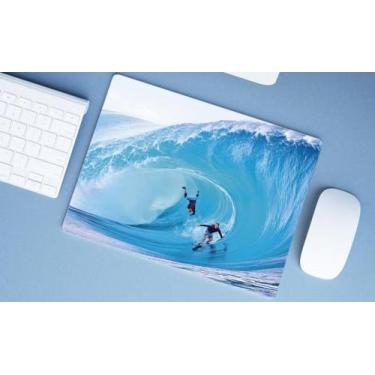 Imagem de Mouse Pad Emborrachado Personalizado Grande Surfistas Caindo - Deluzz